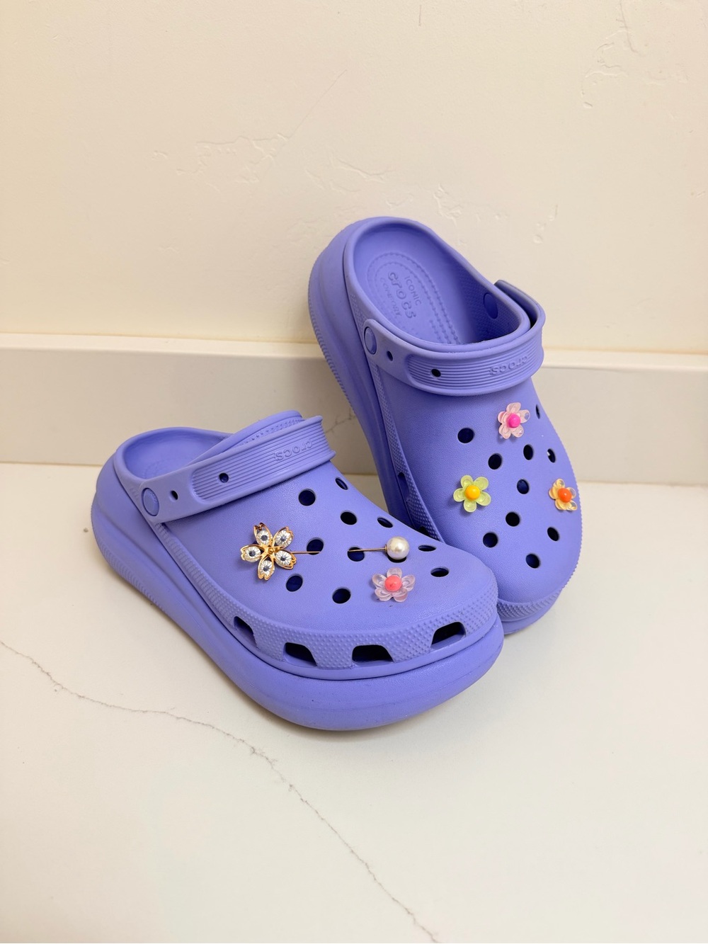 Crocs Women’s Classic Platform Clog in Purple